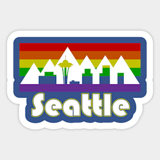 Seattle Rainbow Sticker